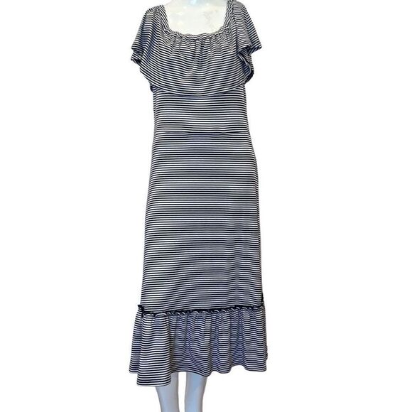 Michael Kors Off the shoulder MIDI dress Sz.M NWT - Picture 1 of 4